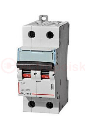 Выключатель автоматический двухполюсный 1А B DX3 6kA/10kA