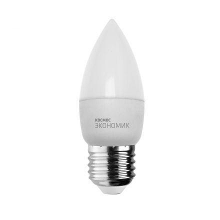 Лампа светодиодная LED 6.5Вт CN 220В Е27 D37х99 3000 теплый 480лм Космос