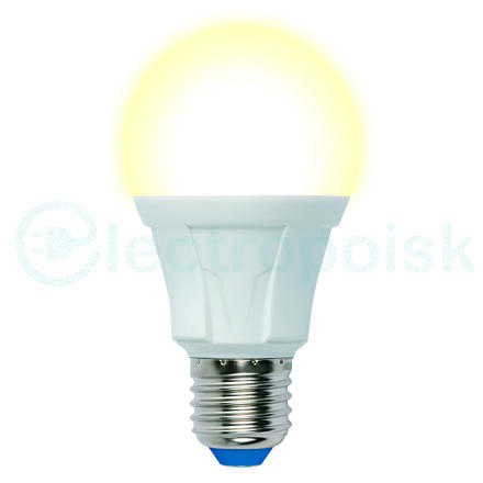 LED-A60 13W/3000K/E27/FR PLP01WH Лампа светодиодная. Форма «А», матовая. Серия Яркая. Теплый белый свет (3000K). Картон. ТМ Uniel.