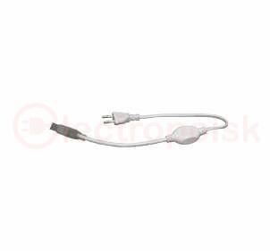 UCX-Q220 SP2/A67-NNN WHITE 1 STICKER Провод электрический для подключения монохромных светодиодных лент ULS-3528/2835 сетевого напряжения к сети 220В. 7х10мм.
