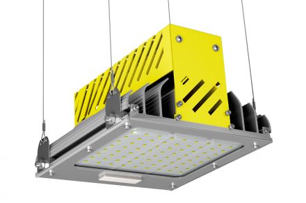 Светильник LED взрывозащищенный КЕДР Ex (ССП) 100Вт 12200Лм 5,0К IP67 прозрачный рассеиватель, КСС Д (LE-ССП-22-110-0515EX-67Х)