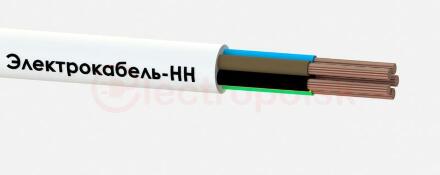 Кабель силовой ВВГнг(А)-FRLSLTx 5х4 (N.PE)-0.660 однопроволочный (барабан)