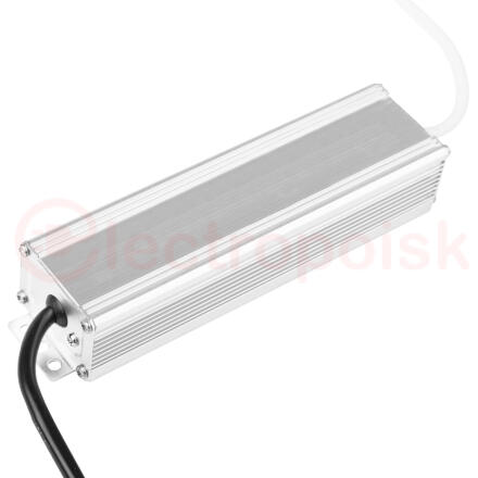 Источник питания 110-220 V AC/12 V DC 4,5 А 50 W с проводами влагозащищенный (IP67)