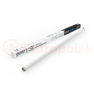 Лампа светодиодная T8 LED-20 Вт 1600 Лм 6500К G13 1200 мм стекло поворотная Elementary Gauss