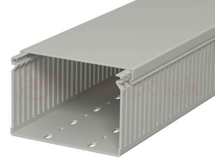 Распределительный кабельный канал LK4 80x120x2000 мм (ПВХ, серый)