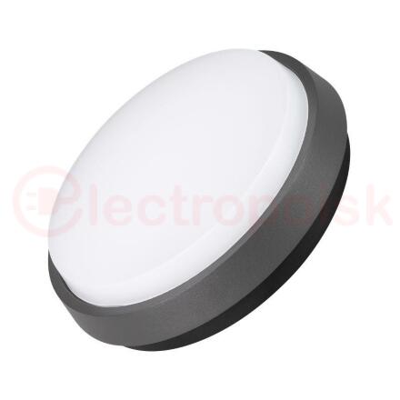 Светильник LGD-GIRO-R175-10W Warm3000 (GR, 110 deg, 230V) (ARL, IP54 Металл, 3 года)