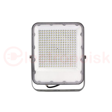 Прожектор светодиодный ДО-200 Вт 22000 Лм 6500К IP65 200-240 В LED угол светораспределения 80° -40... +50°С литой алюминий с антикоррозийным          покрытием линзовый модуль Jazzway