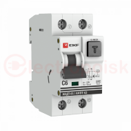 Дифференциальный автомат АВДТ-63 6А/100мА (характеристика C, эл-мех тип AС) 6кА EKF PROxima Дифференциальный автомат АВДТ-63 6А/100мА (характеристика C, эл-мех тип AС) 6кА EKF PROxima