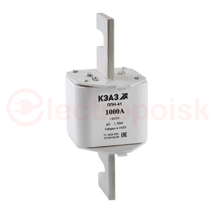 Вставка плавкая ППН-41-X3-4-1000А-УХЛ3