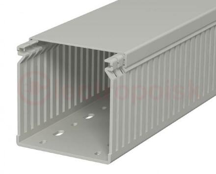 Распределительный кабельный канал LK4 80x80x2000 мм (ПВХ, серый)