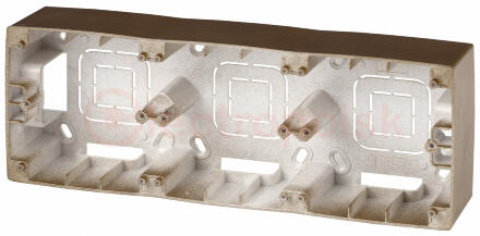 Коробка наклад. монтажа 3 поста, Эра12, бронза 12-6103-13 ЭРА