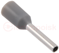Наконечник НШВИ 0,75-08 0,75мм2 с изолированным фланцем (100шт/упак) GENERICA Наконечник НШВИ 0,75-08 0,75мм2 с изолированным фланцем (100шт/упак) GENERICA