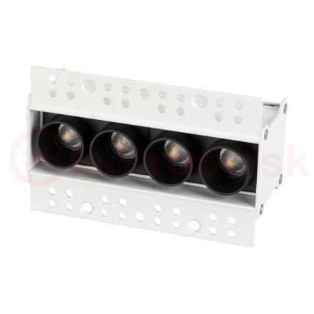 Светильник MS-ORIENT-BUILT-TRIMLESS-TC-S38x127-10W Day4000 (WH-BK, 30 deg, 230V) (ARL, IP20 Металл, 5 лет)