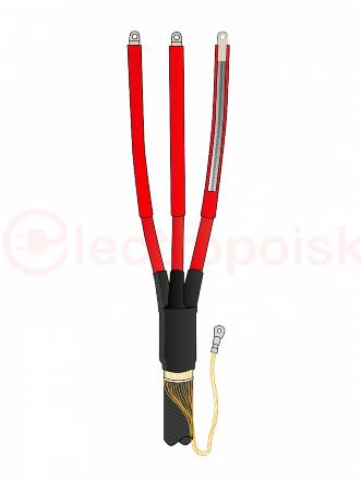 Муфта концевая термоусаживаемая 3ПКВТпНнг-LS-10-70-120 КПЭ