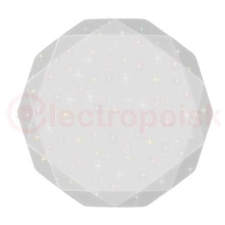 ULI-D225 60W/SW/51 LIBRA Светильник светодиодный накладной. Диммируемый. Пульт ДУ (в/к). Теплый свет(3000К)/Белый свет(4000К)/Дневной свет(6500К). 4200Лм. IP20. TM Uniel
