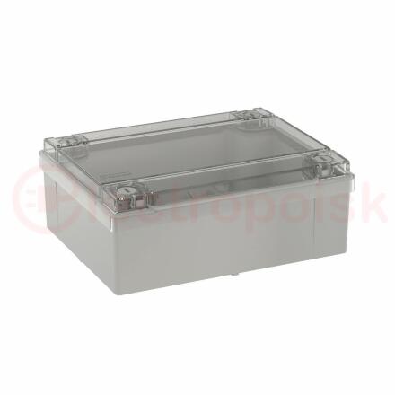 Коробка распределительная с гладкими стенками прозрачная IP56 150х110х70мм