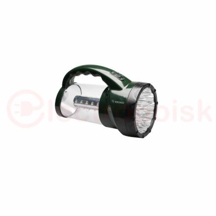 Фонарь-прожектор аккумуляторный KOCAP2008L-LED, 16 LED + 24 LED, аккум. 4V 2Ah, 190Lm, 350Lm, 15  часов, Космос