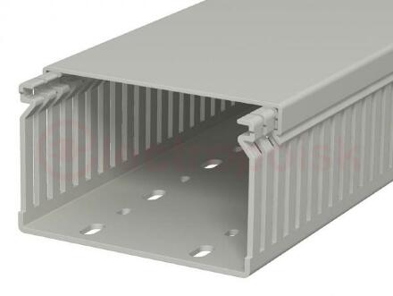 Распределительный кабельный канал LK4 60x100x2000 мм (ПВХ, серый)
