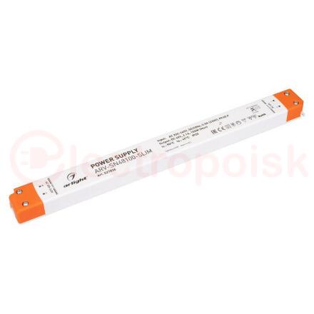 Блок питания ARV-SN48100-SLIM (48V, 2.1A, 100W, PFC) (ARL, IP20 Пластик, 3 года)
