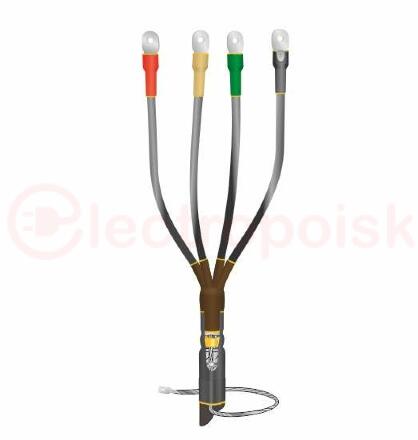 Муфта кабельная концевая 1КВТпНнг-LS-4х(35-50) с наконечниками болтовыми