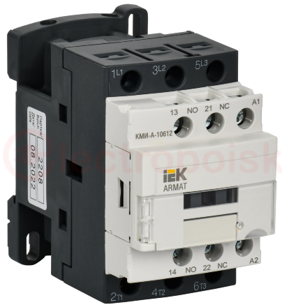 ARMAT Контактор КМИ-А-10612 LC1D 6А 24В/АС3 1НО/1НЗ IEK