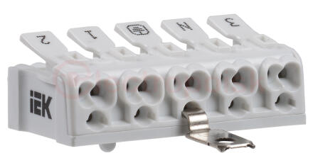Клемма пружинная соединительная КСПнз5-3L+N+PE