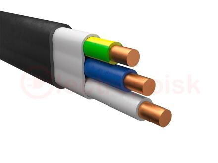 Кабель силовой ППГнг(A)-HF 3х1.5(ок)(N,PE) -0.660 однопроволочный ТРТС