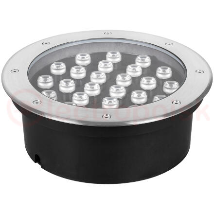 Светильник светодиодный тротуарный ДВУ-24w 2700К IP67 круг