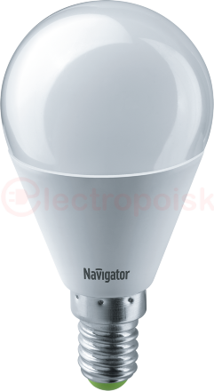 Лампа светодиодная LED 8.5вт Е14 теплый шар