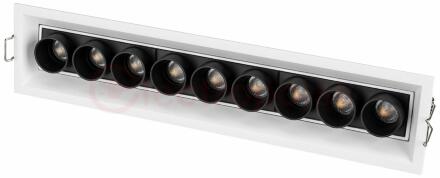 Светильник MS-ORIENT-BUILT-TURN-TC-S67x300-20W Warm3000 (WH-BK, 30 deg, 230V) (ARL, IP20 Металл, 5 лет)