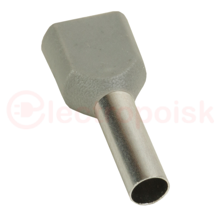Наконечник штыревой втулочный под два провода НШвИ2 OptiKit T-Shv2-PVC- 4,0-12(100шт)