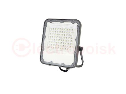Прожектор светодиодный ДО-50 Вт 5500 Лм 6500К IP65 200-240 В LED угол светораспределения 80° -40... +50°С литой алюминий с антикоррозийным покрытием  линзовый модуль Jazzway