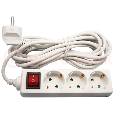 Удлинитель Navigator 71 454 NPE-S1-03-150-ESC-3x0.75 кит 10А ПВС 3х0.75