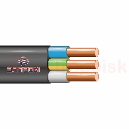 Кабель ВВГ -П нг(А)LS 3х2.5 0.66кВ (бухта)