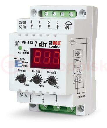 Реле напряжения РН-113 32А