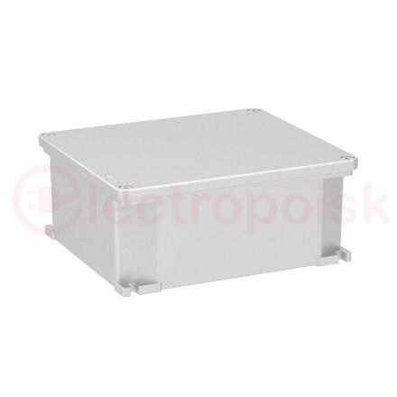 Коробка ответвительная 178х155х74мм IP66 RAL9006 алюминиевая