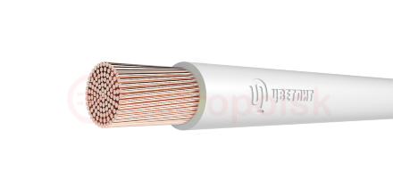 Провод силовой ПуГВнг(A)-LS 1х6 белый  ТРТС