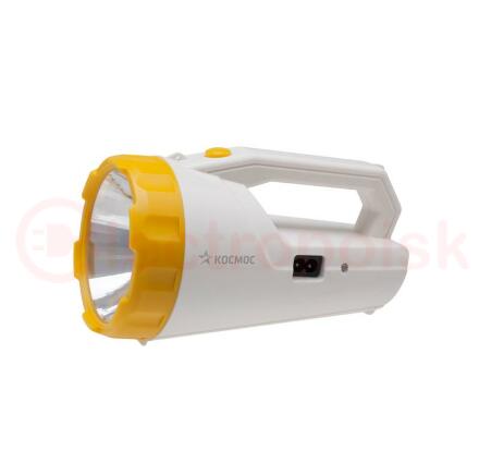 Фонарь-прожектор аккумуляторный KOCAccu9191LED, 3W LED, аккум. 4V 2Ah, 240Lm, 16 часов, Космос