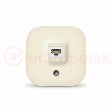 Розетка компьютерная одноместная серия IONICH, о/у, 1А, RJ45, слоновая кость (ivory)