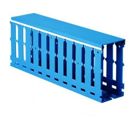 Короб перфорированный синий RL12 25x30