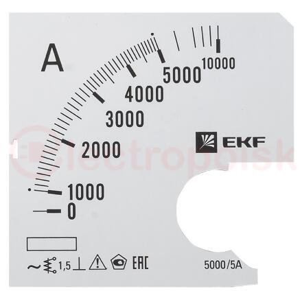 Шкала сменная для A961 5000/5А-1,5 EKF PROxima