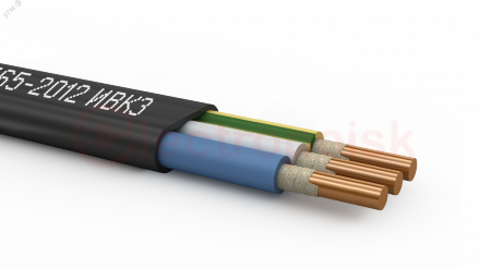 Кабель силовой ВВГ-Пнг(А)-FRLSLTx 3х1.5 ок (N.PE)-0.66 ТРТС  100м
